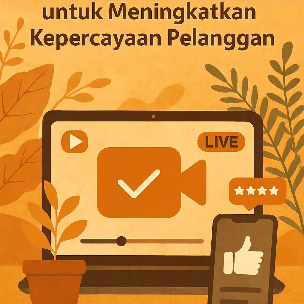 Menggunakan Video Live Streaming untuk Meningkatkan Kepercayaan Pelanggan